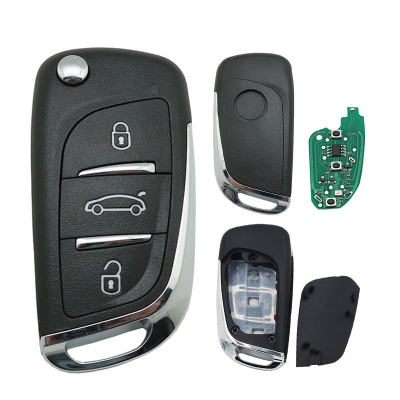 CITROEN REMOTE KEY FOR FACE TO FACE 3 BUTTONS ASK 433MHZ (FIXED CODE COPYING)